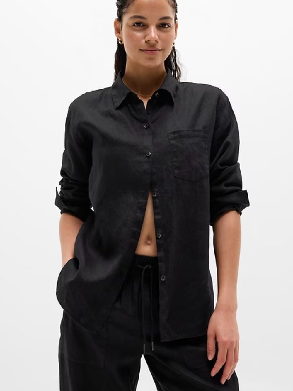 Athleta Retreat Linen Top